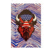 Buffalo Head with Spirit Background decal