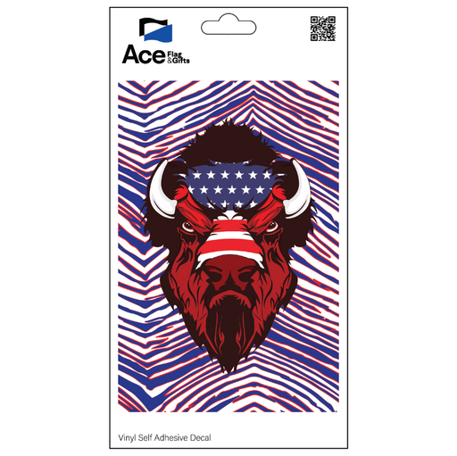 Buffalo Head Spirit Decal - Made in USA