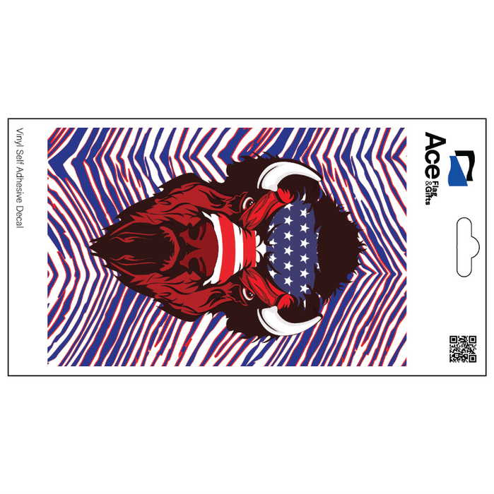 Buffalo Head Spirit Decal - Made in USA