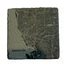 Buffalo, NY Map Square Slate Coaster