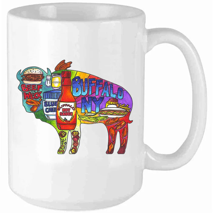 Buffalo Foods Ceramic Art Mug