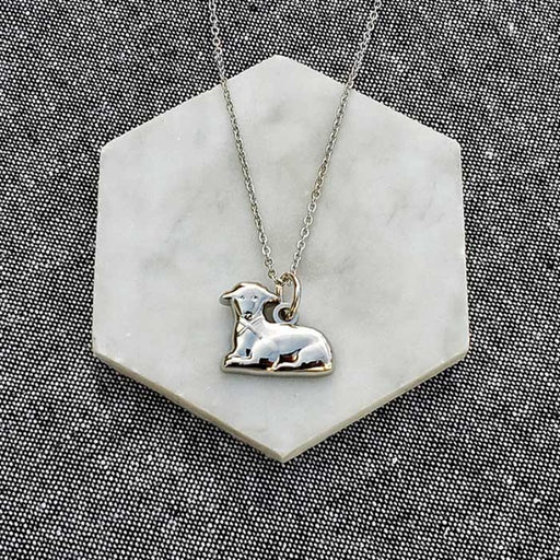 Butter Lamb Metal Necklace