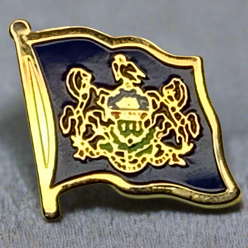 Pennsylvania Flag Lapel Pin 2025