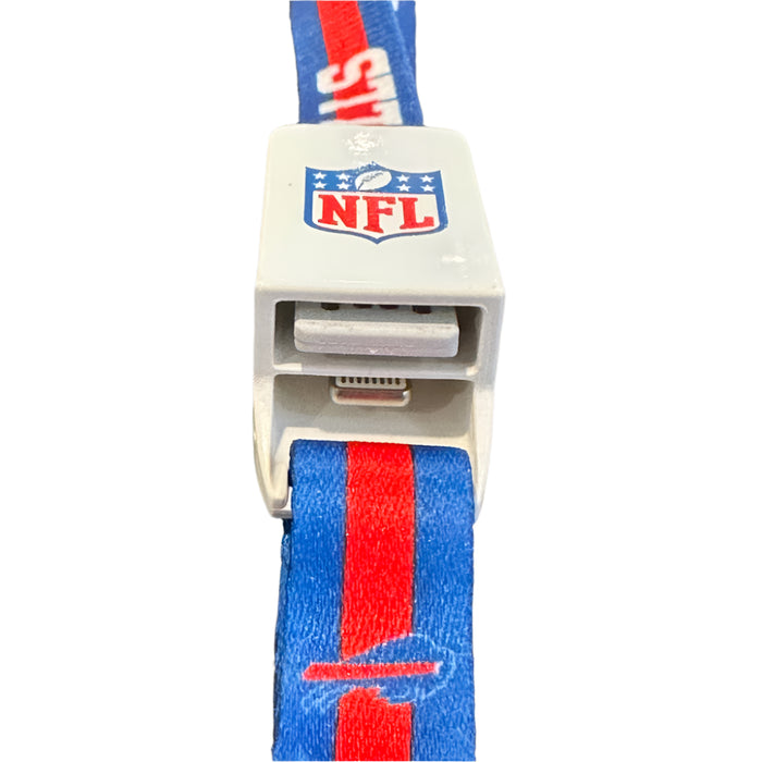 Buffalo Bills Lightning Cable Phone Charger Lanyard