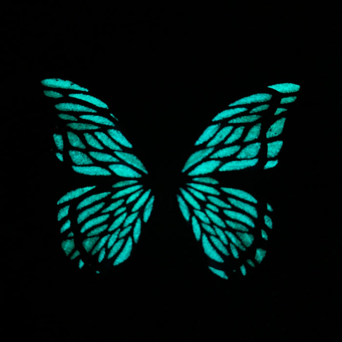 Blue Morpho Glow in the Dark Paper Butterfly Magnet