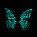 Blue Morpho Glow in the Dark Paper Butterfly Magnet