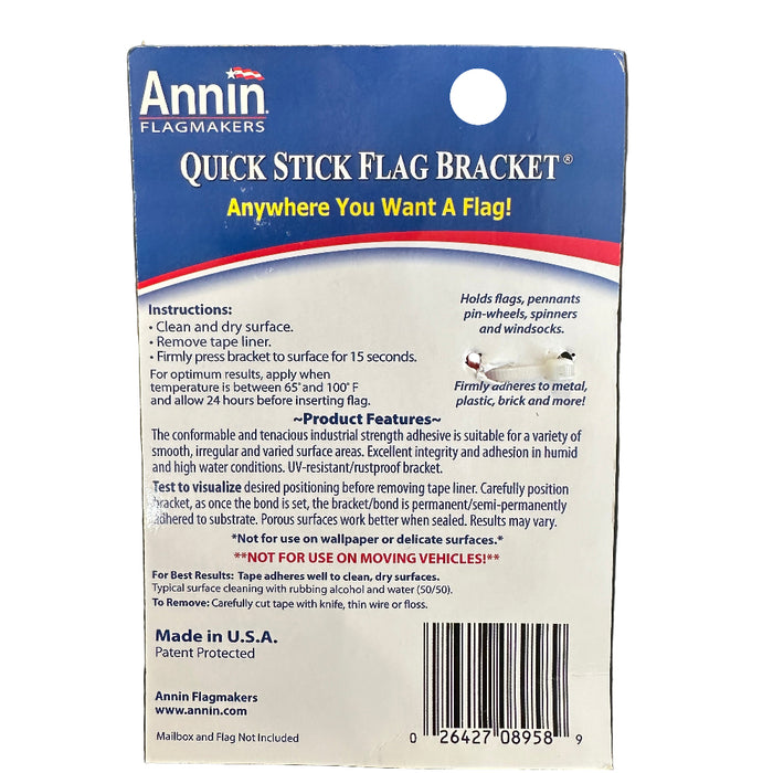 Quick Stick Flag Bracket