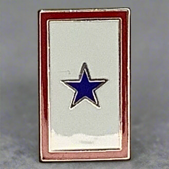 Blue Star One Family Member In Service Lapel Pin 2025