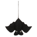 Handmade Felted Wool Bat Ornament Set