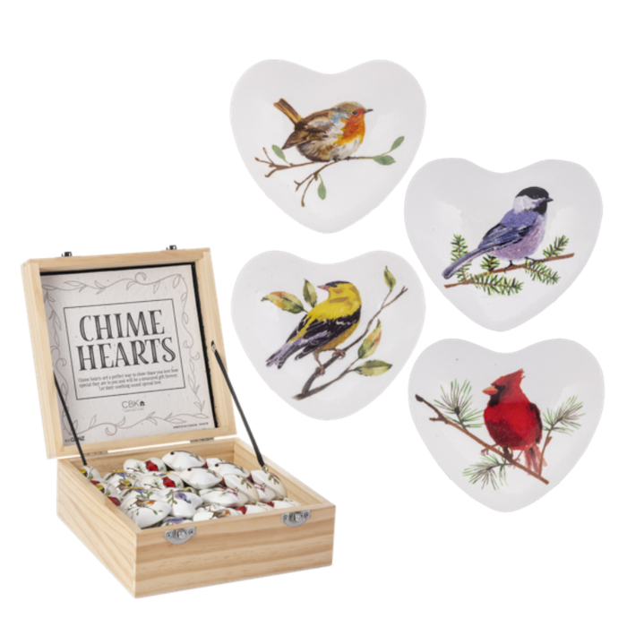 Bird Chime Heart - Assorted Styles Sold separately