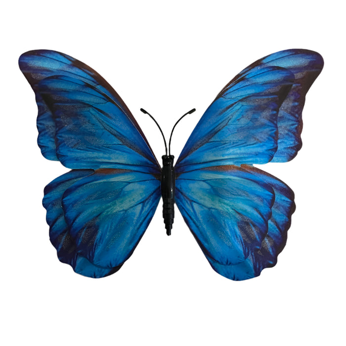 Blue Morpho Glow in the Dark Paper Butterfly Magnet