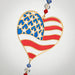 American Flag Crystal Dream Suncatcher