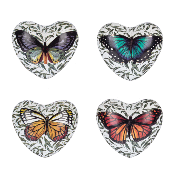 Butterfly Chime Heart - assorted styles