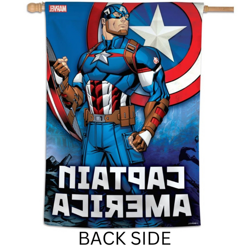 Captain America Banner Flag