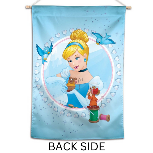 Cinderella Portrait Banner Flag