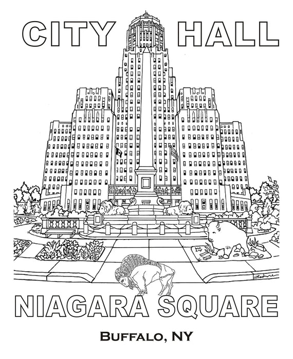 Let's Go Buffalo 2nd Edition Coloring Book