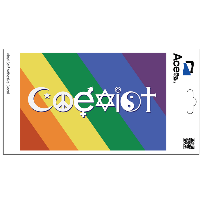 Coexist Decal - Made in USA