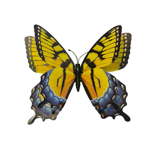 Yellow Swallowtail Glow in the Dark Paper Butterfly Magnet