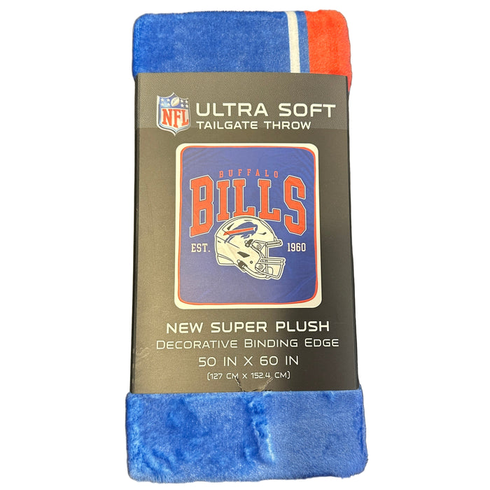 Buffalo Bills EST Helmet Ultra Soft Throw Blanket