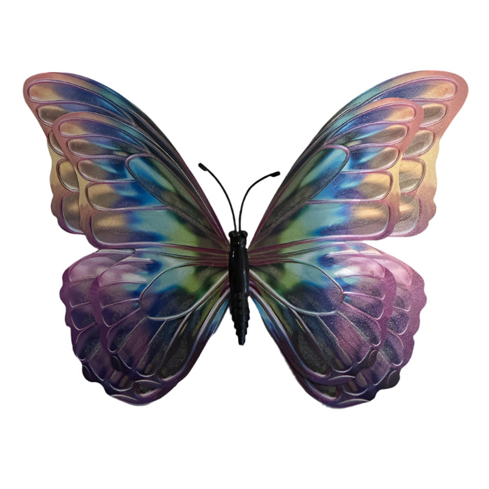 Iridescent Morpho Glow in the Dark Paper Butterfly Magnet