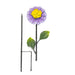 Dainty Purple Metal Small Flower Yard Stake
