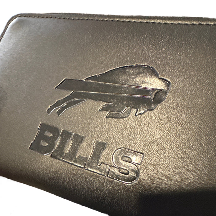 Buffalo Bills Black Embossed Wristlet Wallet