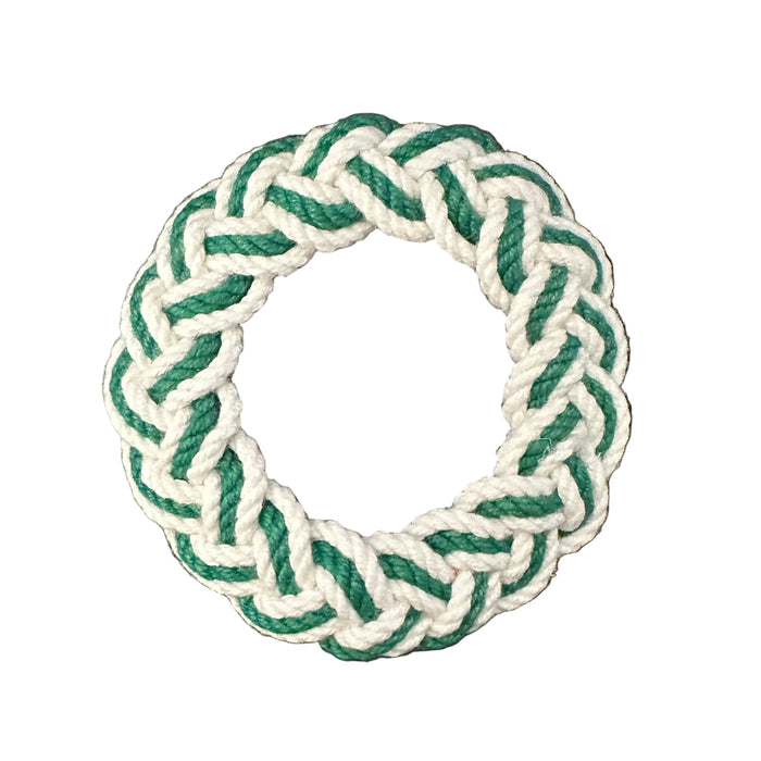 Sailor Knot Green Stripe Bracelet
