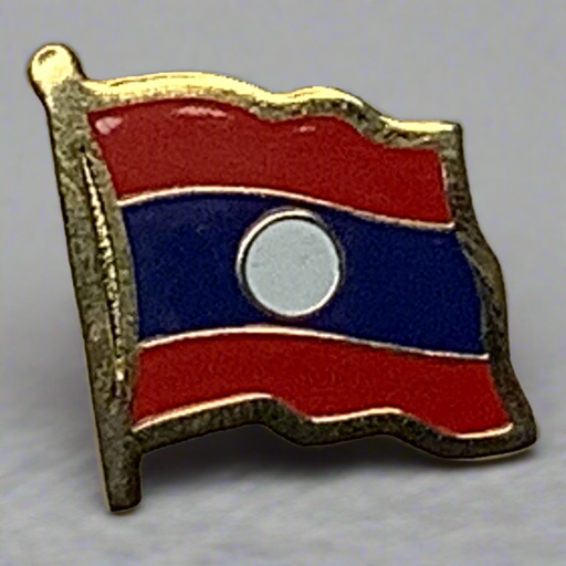 Laos Flag Lapel Pin 2025