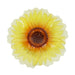 Sunflower Glass Bird Bath