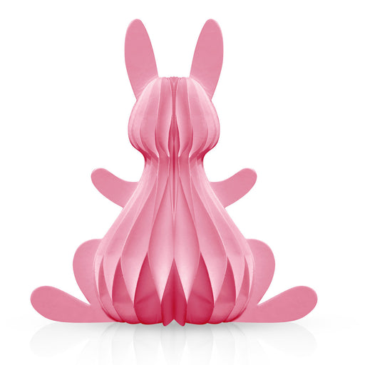 Large Pink Bunny Honeycomb Paper Decor