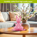 Large Pink Bunny Honeycomb Paper Decor
