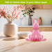 Large Pink Bunny Honeycomb Paper Decor