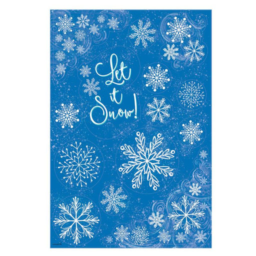 Glistening Snowflakes Window Cling Set