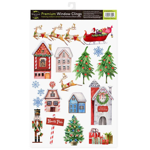 North Pole Magic Window Clings Set