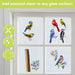 Country Birds Window Cling Set