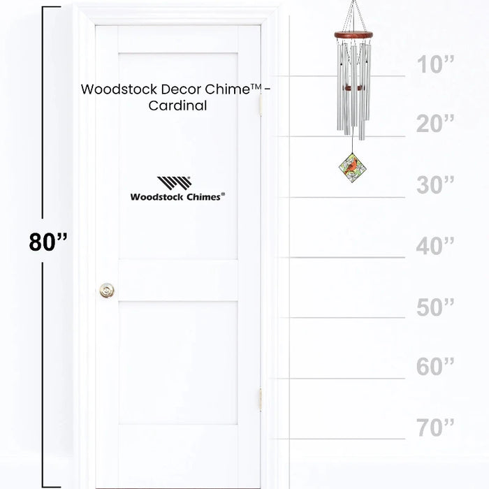 26" Cardinal Décor Wind Chime