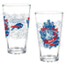 Buffalo Bills 16oz. Pint Glasses - Set of 2