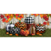 Patterned Pumpkins Mini Switch Doormat Insert