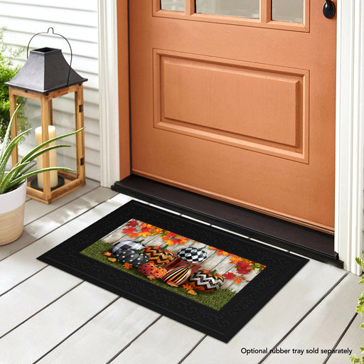 Patterned Pumpkins Mini Switch Doormat Insert