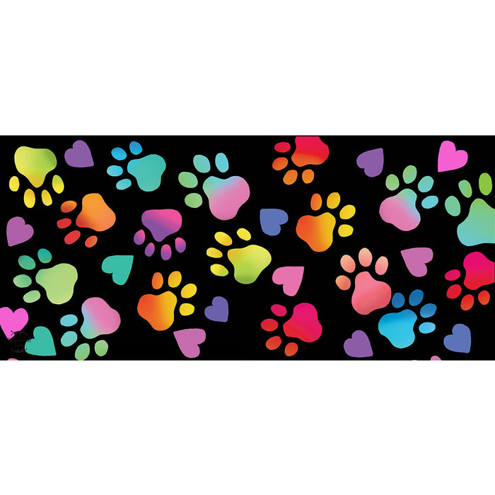 Rainbow Pawprints Mini Switch Doormat Insert
