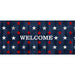 Wood American Flag Mini Switch Doormat Insert