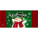Snowman in Lights Mini Switch Doormat Insert