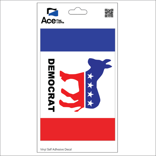 Democrat Stripes Decal - Made in USA