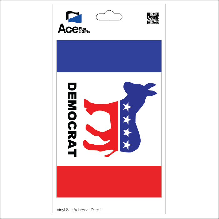 Democrat Stripes Decal - Made in USA
