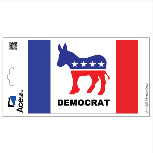 Democrat Stripes Decal - Made in USA
