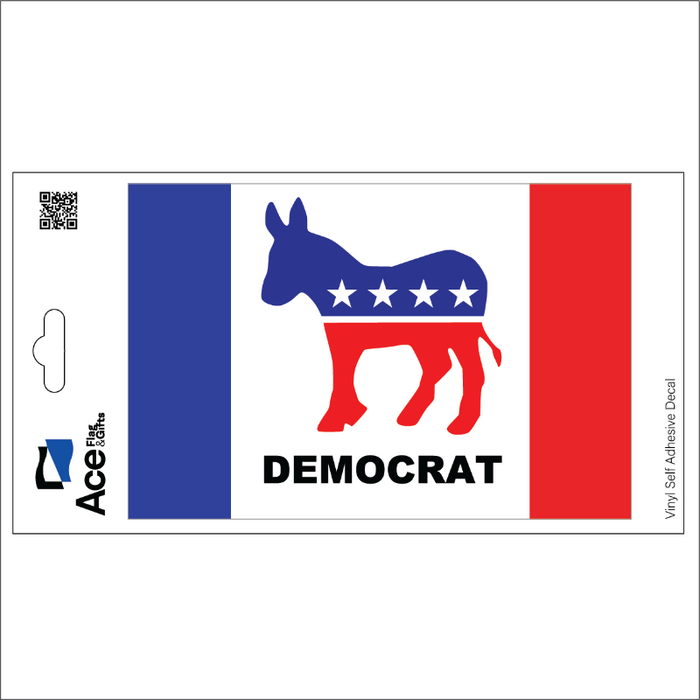 Democrat Stripes Decal - Made in USA