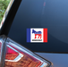 Democrat Stripes Decal - Made in USA