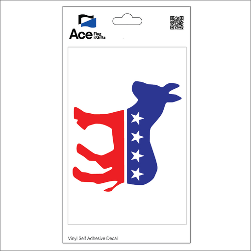 Democrat Donkey Decal - Made in USA