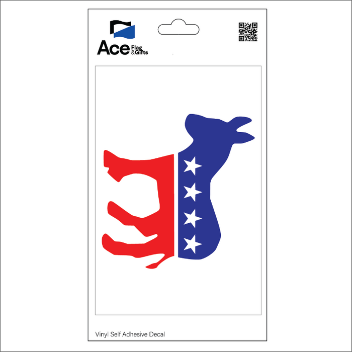 Democrat Donkey Decal - Made in USA