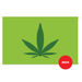 3x5' Marijuana Leaf Polyester Flag - Made in USA